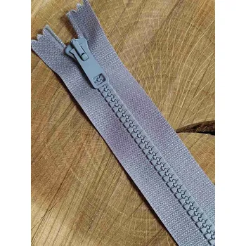 Zip Zip kostěný šíře 5 mm délka 16 cm šedá světlá