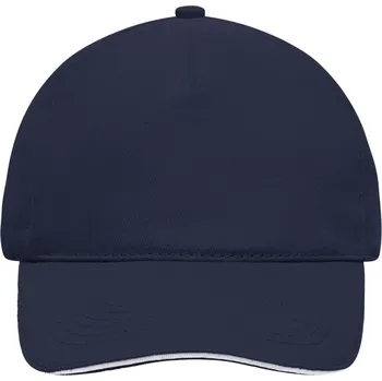 Kšiltovka 5 Panelová Sandwich Kšiltovka námořnická modrá/bílá univerzální