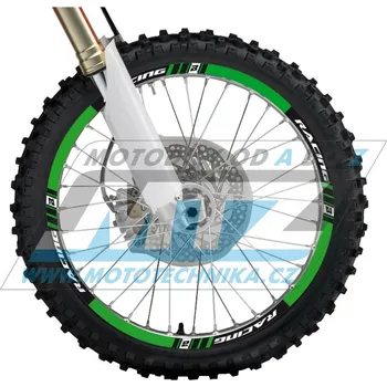 Polep vozidla Polepy ráfků (přední+zadní kolo) Blackbird RACING - zelené BB5081-30