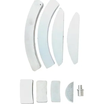 Sada nářadí Set 8 ks ocelových adaptérů k rovnačkám