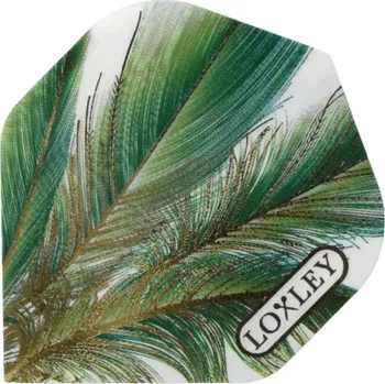 Příslušenství pro šipky Loxley Letky Green Gold Feather - No2 - 360DAR