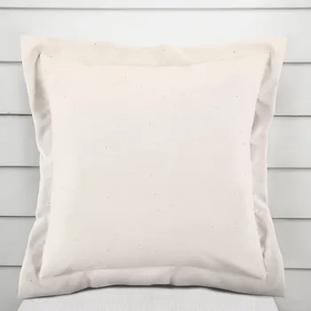 Povlak na dekorativní polštářek Bavlněný povlak na polštář s lemem Moni MO-037 Světle režný 40 x 60 cm