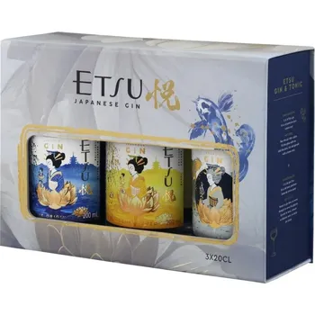 Gin Etsu Japanese Gin Set 3 x 0,2 l