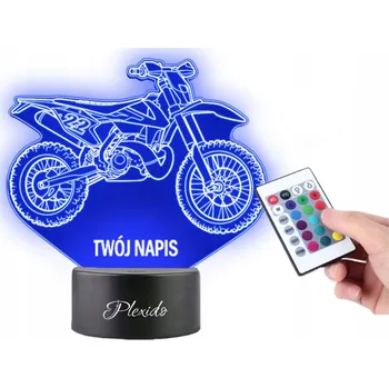 Lampička Stolní lampička 3D LED figurka – Motorka KTM Plexido