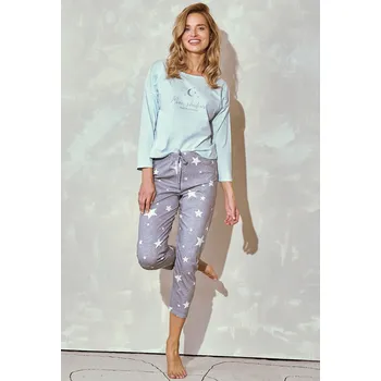 Dámské noční prádlo Taro pyžamo Brigitte 3210 - mátová, M (Bavlněné pyžamo dámské)