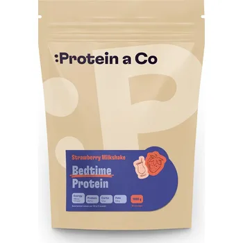 Protein Protein a Co Protein&Co. BEDTIME PROTEIN 1 kg Příchuť: Strawberry milkshake