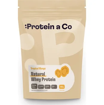 Protein Protein a Co Natural Whey 500 g Příchuť: tropical mango