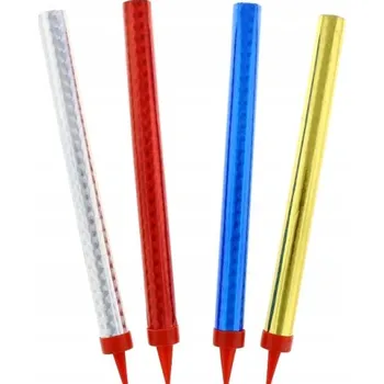 Dortová svíčka Fontány na párty na dort svíčky efekty výška 20 cm x 4 kusy