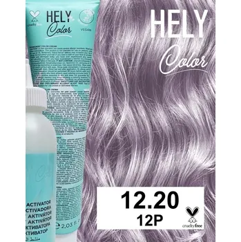 Barva na vlasy Hely Color permanentní barva na vlasy - extrémní blond perla (12.20/12P) 60 ml