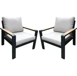 Rojaplast ROTTERDAM DUO hliníková křesla (2 ks)