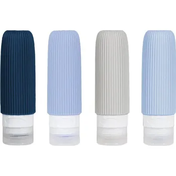 KUFRYPLUS Cestovní silikonové lahvičky 90 ml XND41, sada 4 ks