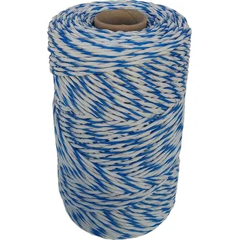 Ohradník Ohradníkové lanko Standard line M+S 3 mm/250 m polyetylénové modro-bílé 3,8 Ohm/m