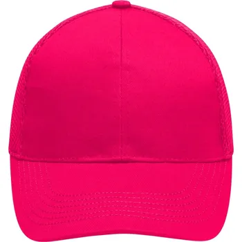 Kšiltovka 6 Panelová Prodyšná Čepice magenta univerzální
