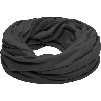 Šála Melírovaná letní smyčková šála černá melanžová 75 x 80 cm