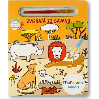 Maľovanie vodou Zvieratá zo savany