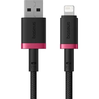 Datový kabel Rychlonabíjecí kabel Baseus Dura USB/Lightning 2m 2.4A červeno černý P10377801U01-03