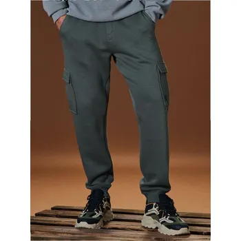 Sinsay - Kalhoty tapered cargo fit - khaki - 0791Z-87X - 0791Z-87X-XXL