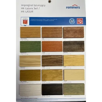 lazura Remmers HK-LASUR vzorník