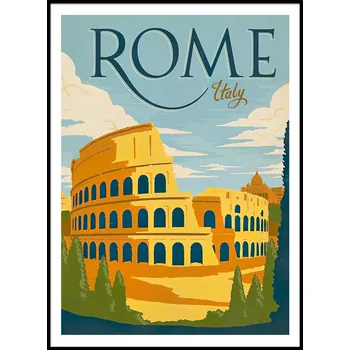 Obraz Plakát ŘÍM bez rámu 29,7 x 42 cm