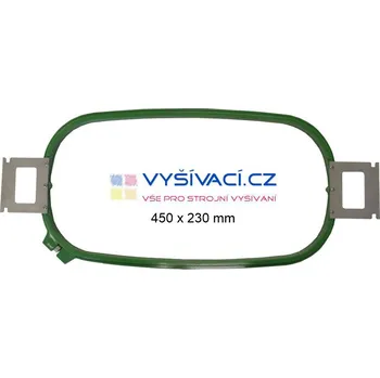 rámeček 450x230cm vyšívací obdélníkový pro vyšívací stroje GMS-FT, GMS-GT série vybavení: 1 kus