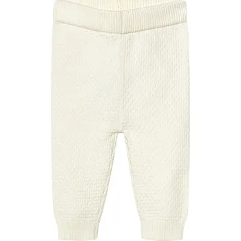 Dívčí oblečení lupilu® Dívčí pletené kalhoty s BIO bavlnou (bílá, 50/56)
