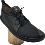 Pegres tenisky BF53 0.1 černá s černou prošitou podešví Velikost EU: 32, vnitřní délka: 207, vnitřní šířka: 82