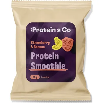 Protein Protein a Co Protein Smoothie 30 g Příchuť: Strawberry & Banana