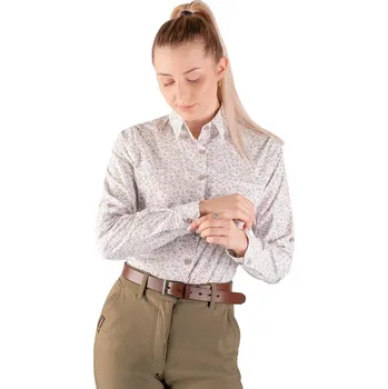 Dámská košile TAGART Dámská lovecká košile Tagart Cane s motivem rákosí 3XL BÍLÁ