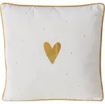 Boltze Dekorační polštář se zlatým lemem DILARA, 45 x 45 cm