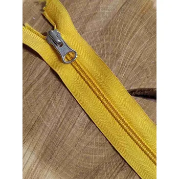 Zip Zip spirálový šíře 5 mm délka 16 cm barva žlutá tmavá