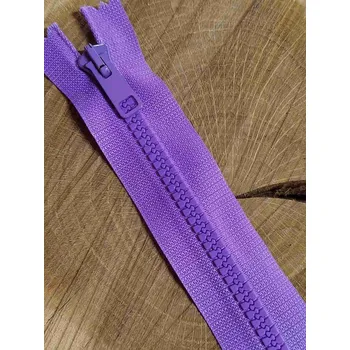 Zip Zip kostěný šíře 5 mm délka 16 cm barva fialková