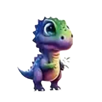 samolepka Samolepky - mladí dinosauři VII (sada 5 ks)