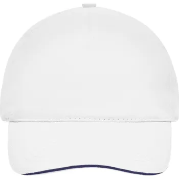 Kšiltovka 5 Panelová Sandwich Kšiltovka bílá/námořnická modrá univerzální