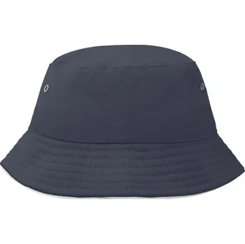 Klobouk Klobouček pro rybáře pro děti námořnická modrá/bílá univerzální