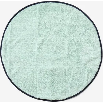 Ručník DECATHLON Ručník z mikrovlákna na nohy 60 cm zelený MODRÁ|ZELENÁ