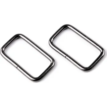 Průvlek / vsuvka šíře 25 mm Varianta: 4 nikl černý, Balení: 20 ks