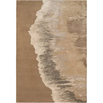 Koberec Fargotex Hnědý vlněný koberec Waterwave 200 x 300 cm