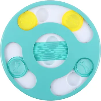 Hračka pro kočku Huhubamboo interaktivní hračka pro kočky – tyrkysový kruh