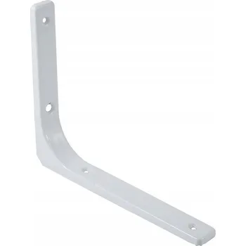 Úhloměr Úhelníky Úhelník držáky pod poličku držák XL 125x150 bílý