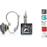 Náušnice Swarovski kostky Maciej 8 mm - Multicolor