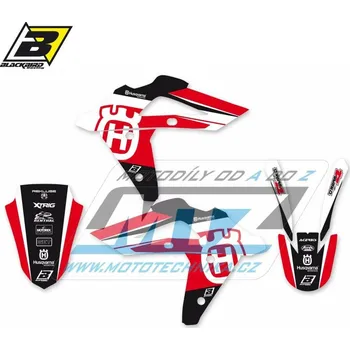 Polep vozidla Polepy na motocykl (sada polepů Dream) Husqvarna TC250+TC450+TC510 + TE250+TE450+TE510 / 05-07 - typ polepů Dream4 - červená barevná varianta HUSQVARNA TC 250 2005-2007