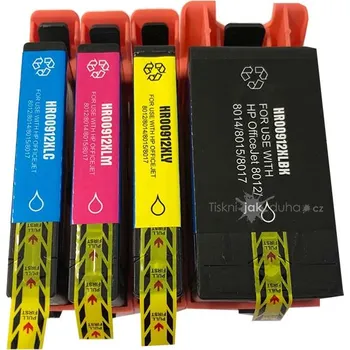 HP 912 XL cartridge multipack - kompatibilní