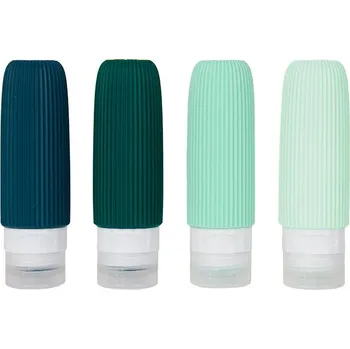 KUFRYPLUS Cestovní silikonové lahvičky 90 ml XND42, sada 4 ks