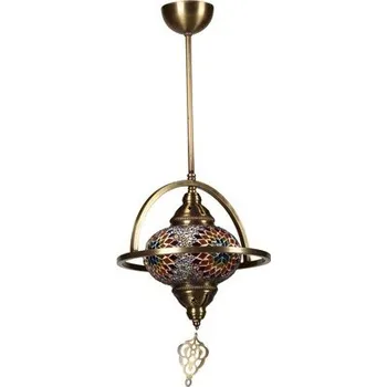 Opviq Chandelier Yeni Macellan Tekli Mozaik Camlı Multicolor