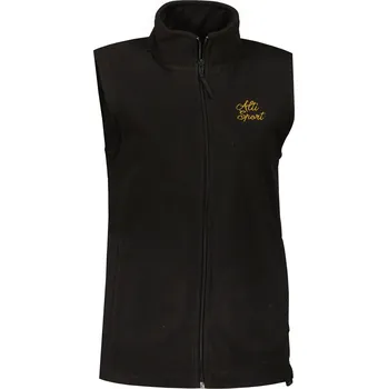 Dámská vesta Dámská fleecová vesta ALTISPORT ALW056518 ČERNOZLATÁ S