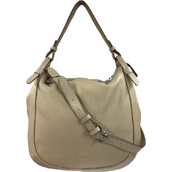 Kabelka Gianni Conti dámská kožená kabelka béžová 2516100 ecru