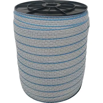 Ohradník Ohradníková páska Profi line M+S 20 mm/200 m ResistLight bílo-modrá odpor 0,31 Ohm/m