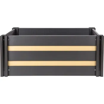 Vyvýšený záhon Vyvýšený záhon G21 Crop Duo 143 x 68 x 57, WPC, Cumaru