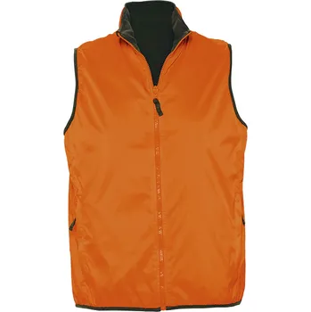 Dámská vesta SOĽS Winner Oboustranná uni vesta SL44001 Orange M