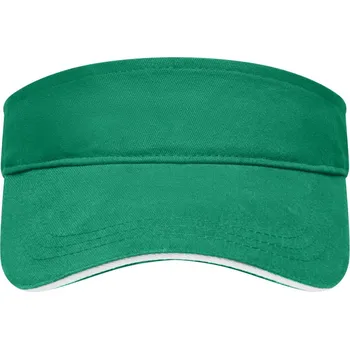 Kšiltovka Sluneční kšilt zelená/bílá univerzální